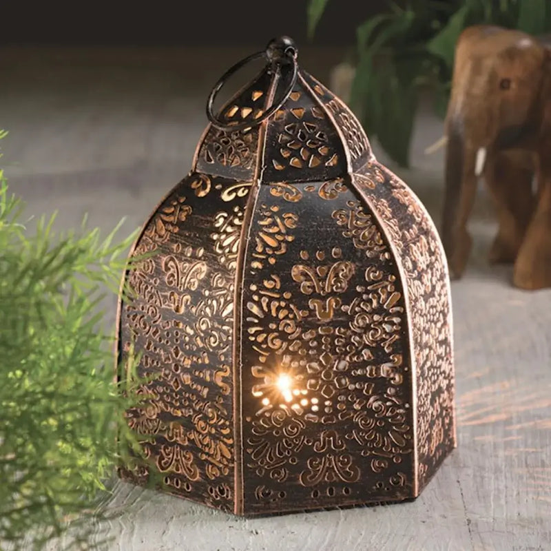 hanging candle lantern for the garden
