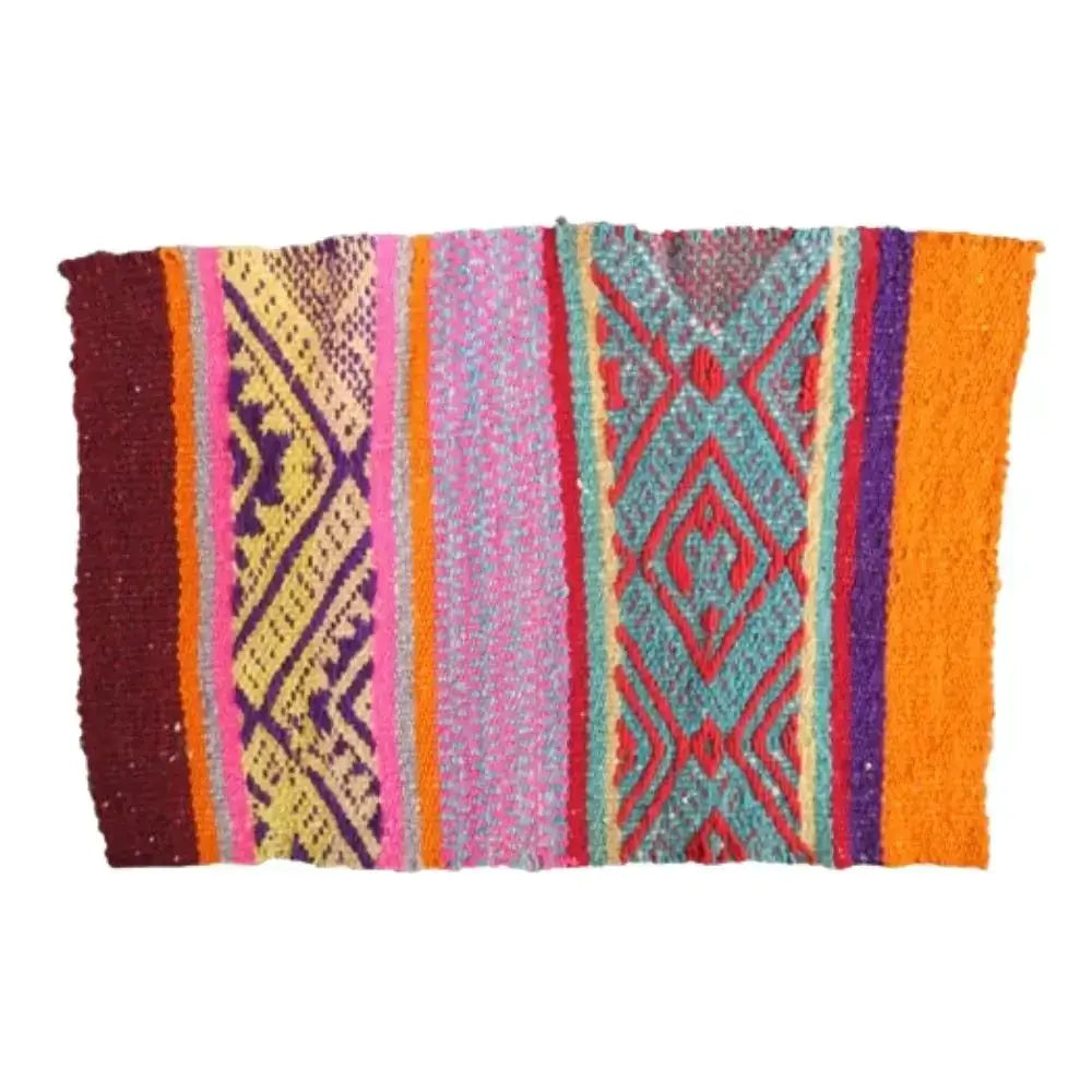 small woollen peruvian rug